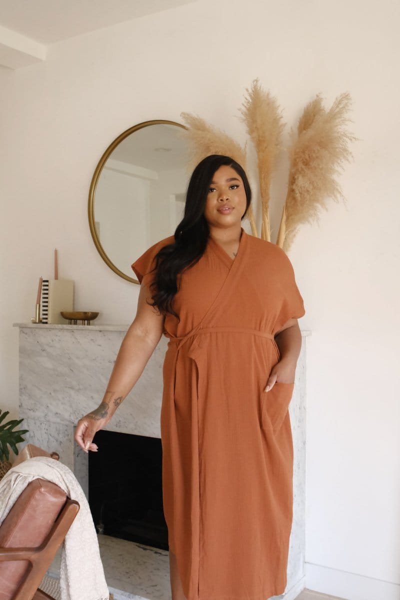 OddBird Loungewear Aydin Şile House Dress - Limited Edition