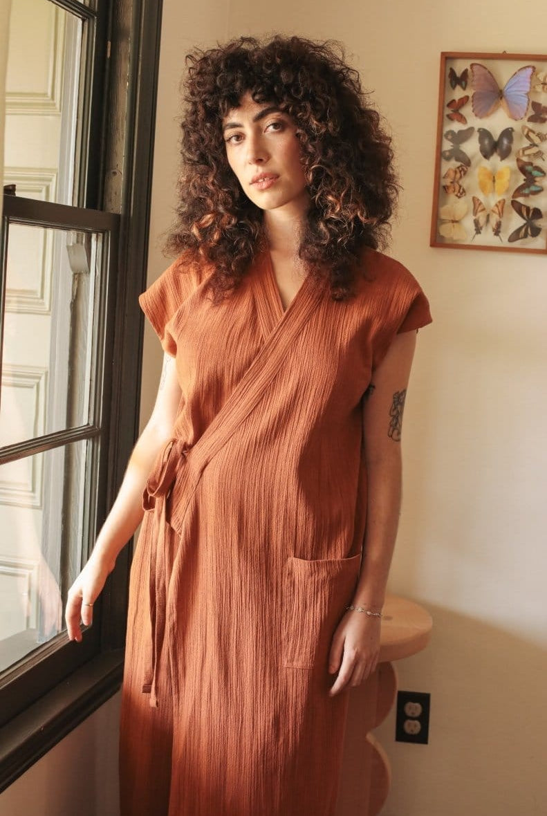 OddBird Loungewear Aydin Şile House Dress - Limited Edition