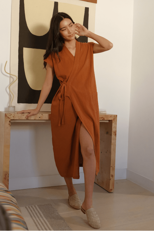 OddBird Loungewear Aydin Şile House Dress - Limited Edition