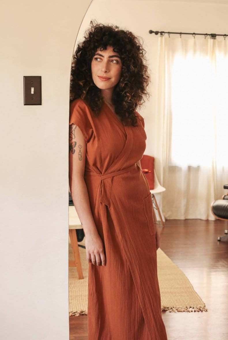 OddBird Loungewear Aydin Şile House Dress - Limited Edition