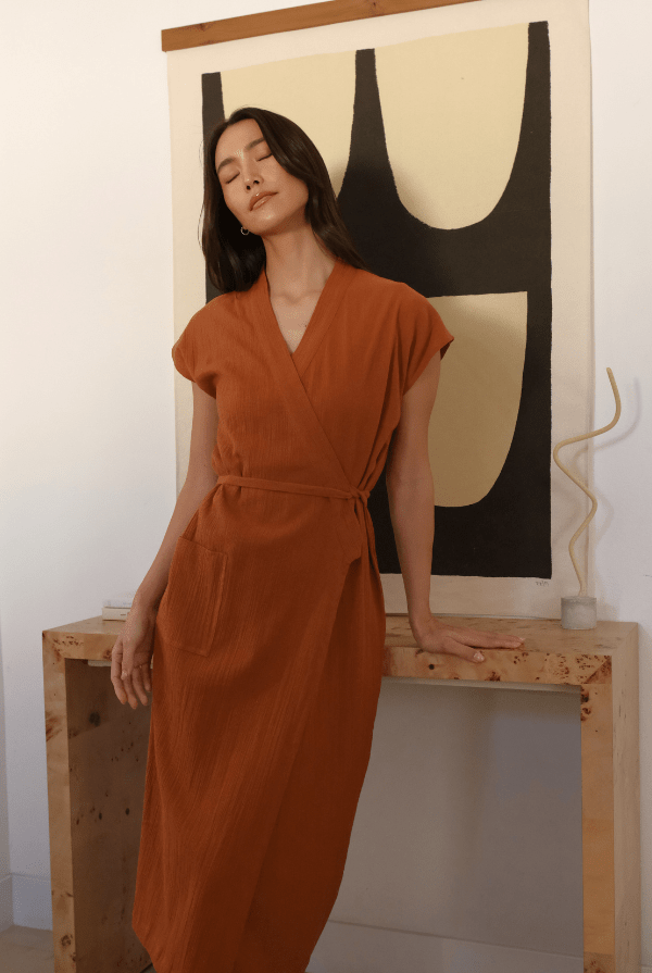 OddBird Loungewear Aydin Şile House Dress - Limited Edition