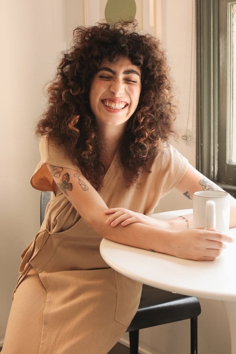 OddBird Loungewear Aydin Şile House Dress - Sand