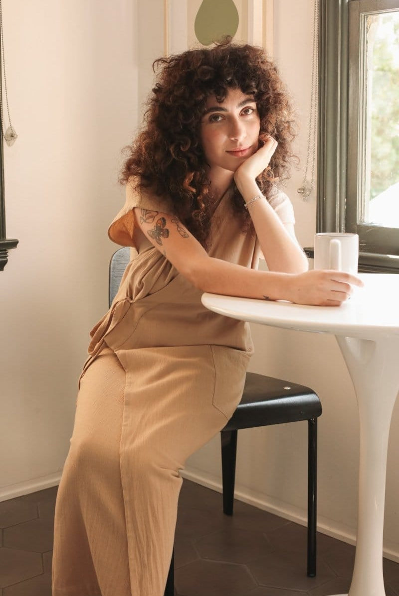 OddBird Loungewear Aydin Şile House Dress - Sand