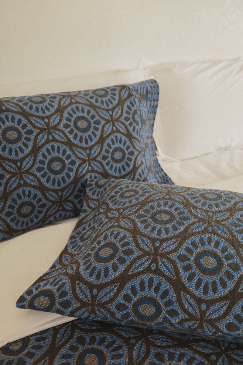 Blessings (Bereket) Handwoven Pillowcases - PLEBHMBLU - OddBird Co.