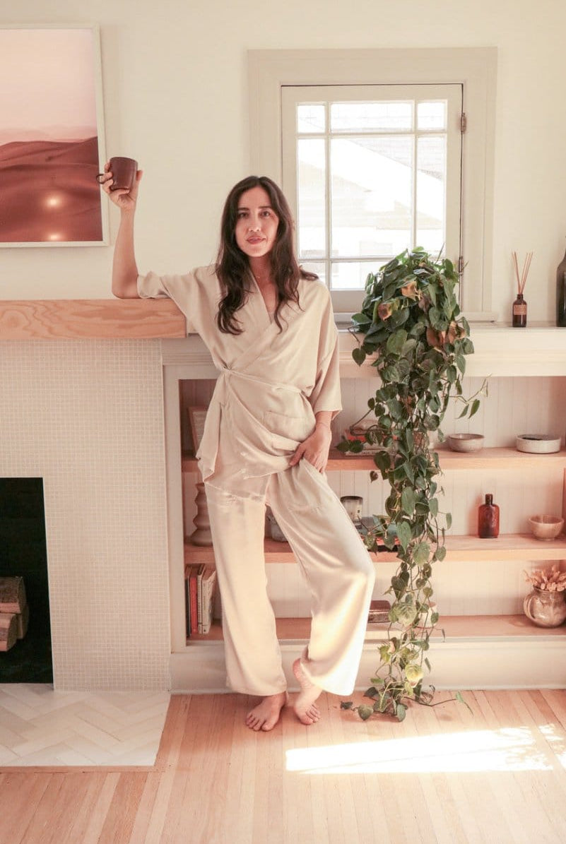 OddBird Loungewear Eco Satin Kardeş Loungewear Separates - SECONDS/SAMPLE