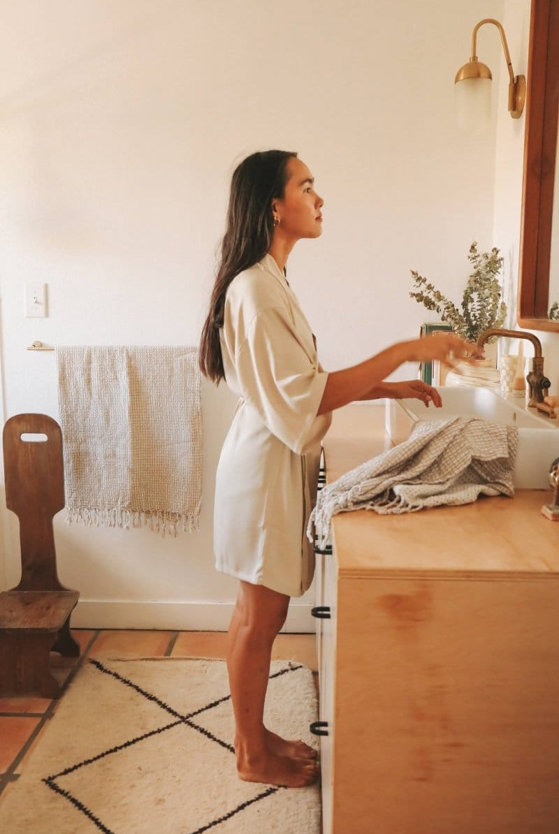 OddBird Loungewear Eco Satin Selin Sleep/Play Dress - SECONDS/SAMPLE