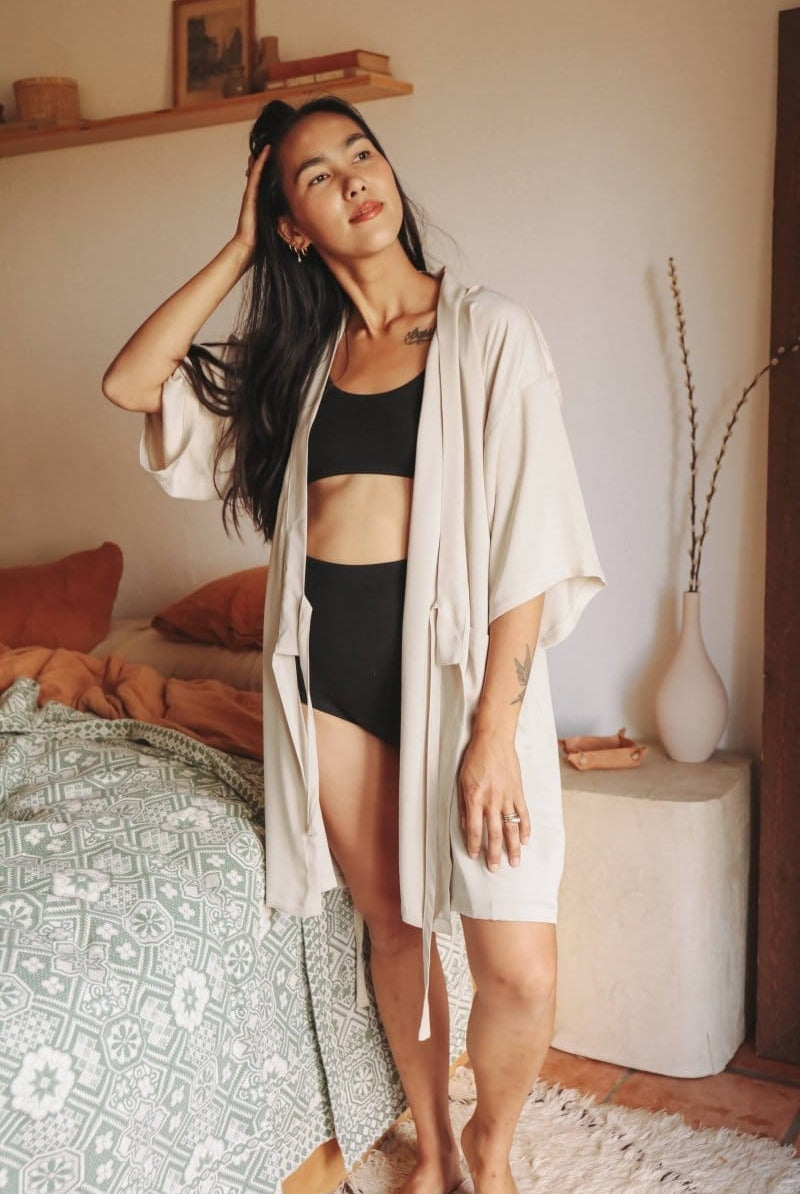 OddBird Loungewear Eco Satin Selin Sleep/Play Dress - SECONDS/SAMPLE