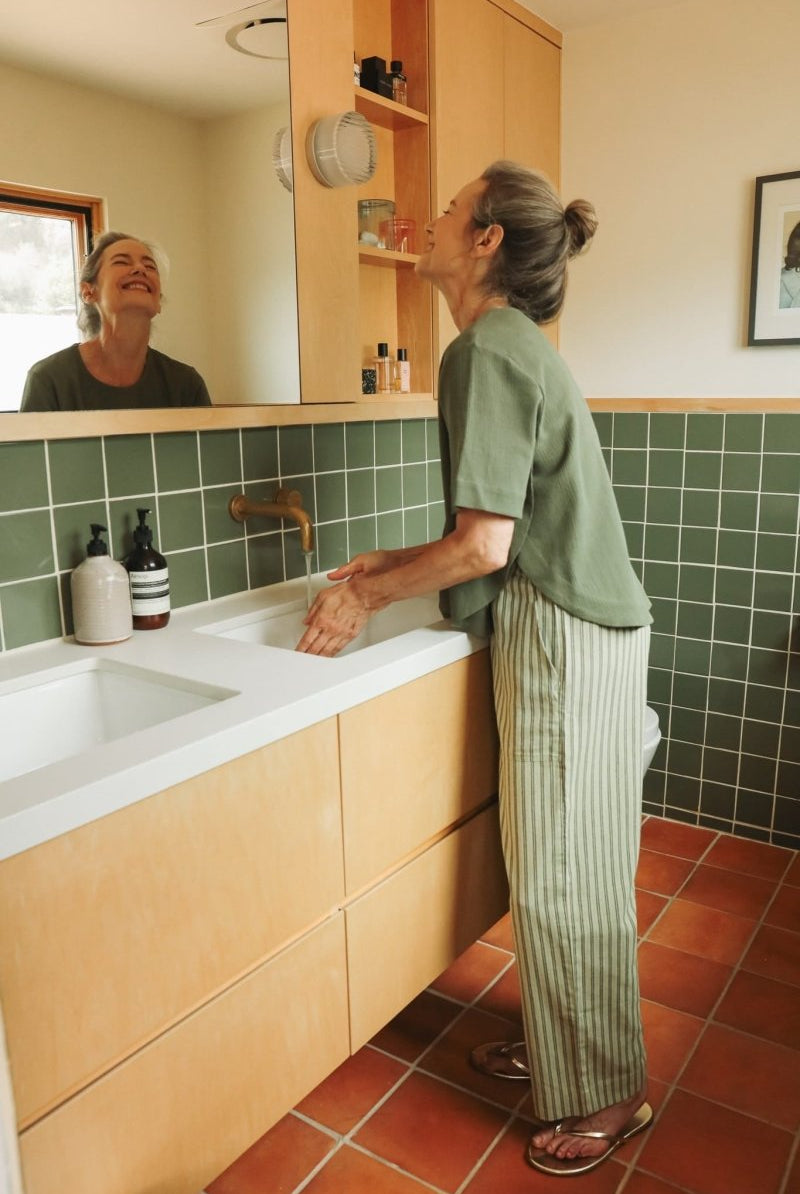 *E.L.L.E* Harika Shirt - Olive - TLEHARIKAOLIVXSS - OddBird Co.