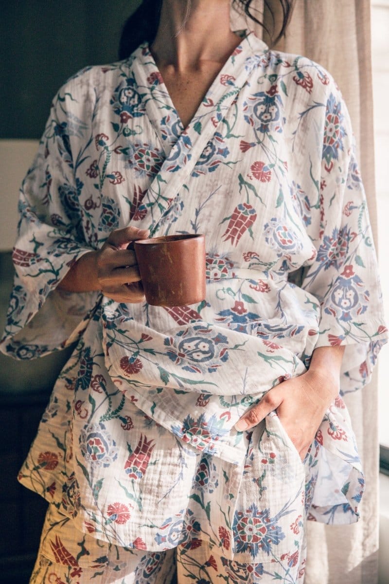 OddBird Loungewear Kardeş Loungewear Separates - Lale Print