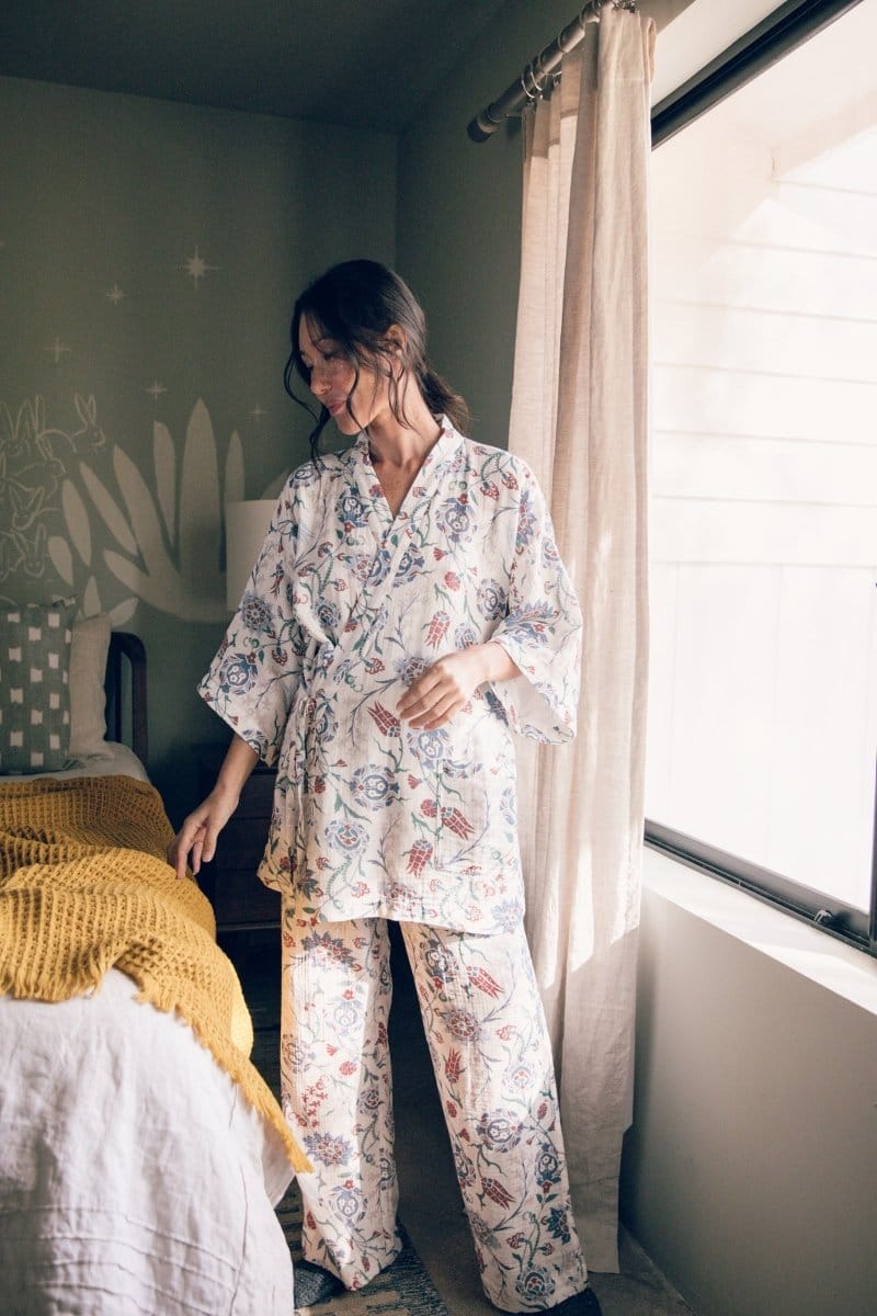 OddBird Loungewear Kardeş Loungewear Separates - Lale Print