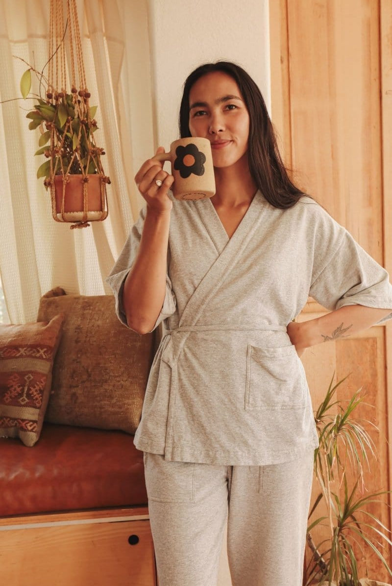 OddBird Loungewear Kardeş Loungewear Separates - Lightweight Organic Cotton Fleece