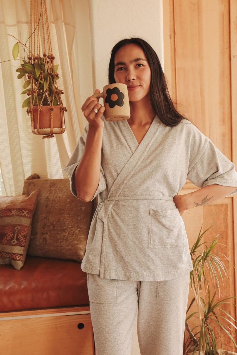 OddBird Loungewear Kardeş Loungewear Separates - Lightweight Organic Cotton Fleece