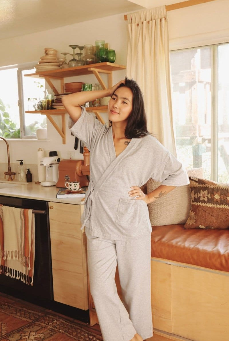 OddBird Loungewear Kardeş Loungewear Separates - Lightweight Organic Cotton Fleece