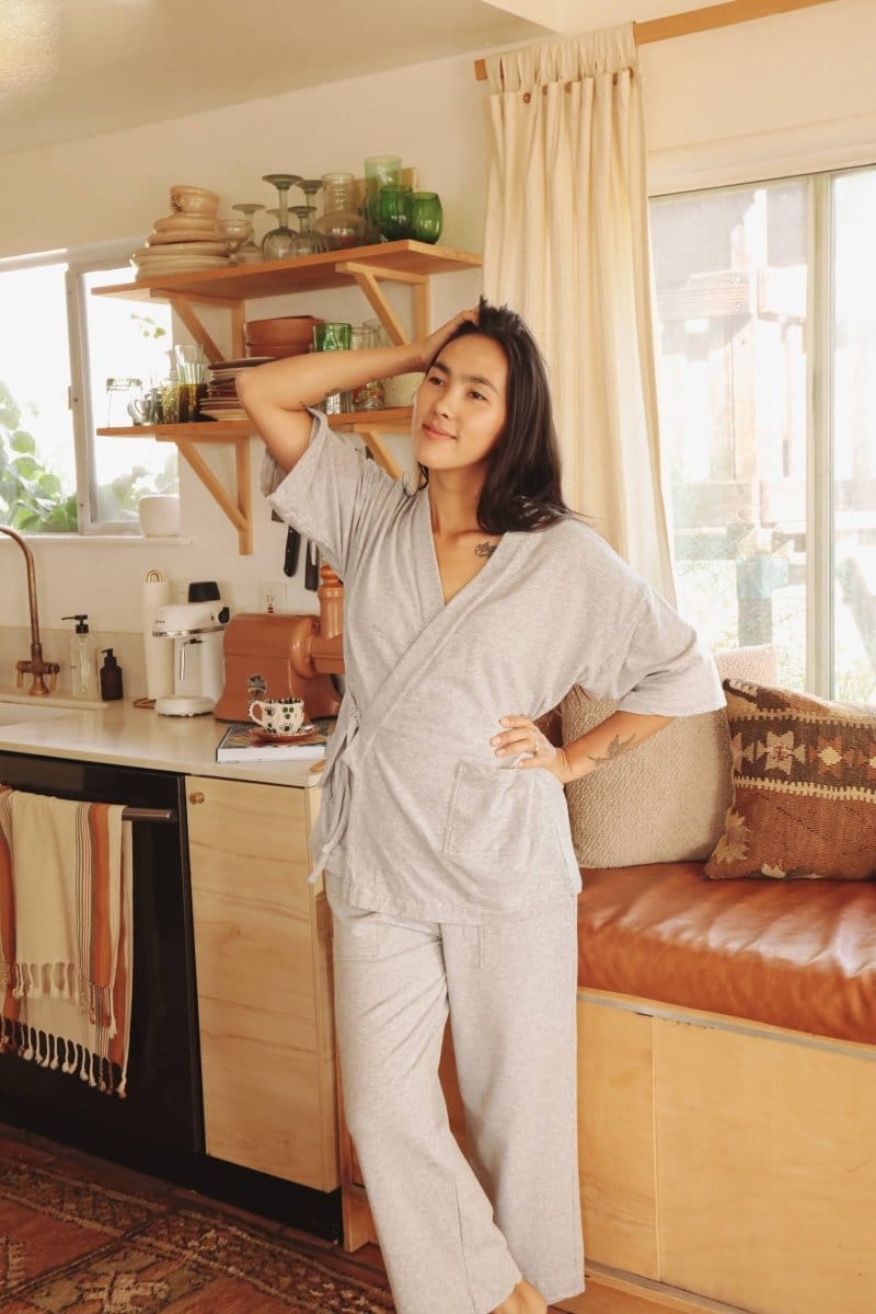 OddBird Loungewear Kardeş Loungewear Separates - Lightweight Organic Cotton Fleece