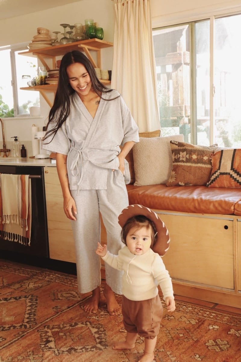 OddBird Loungewear Kardeş Loungewear Separates - Lightweight Organic Cotton Fleece