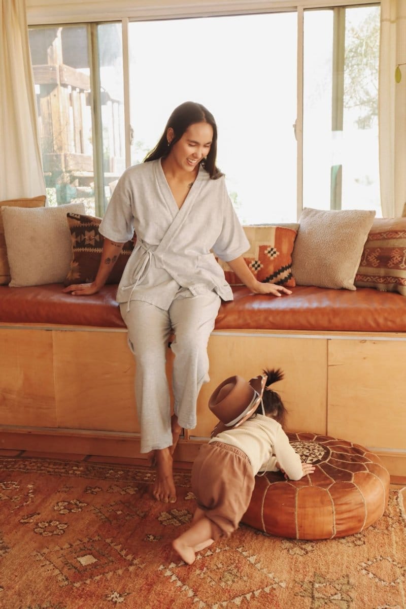 OddBird Loungewear Kardeş Loungewear Separates - Lightweight Organic Cotton Fleece