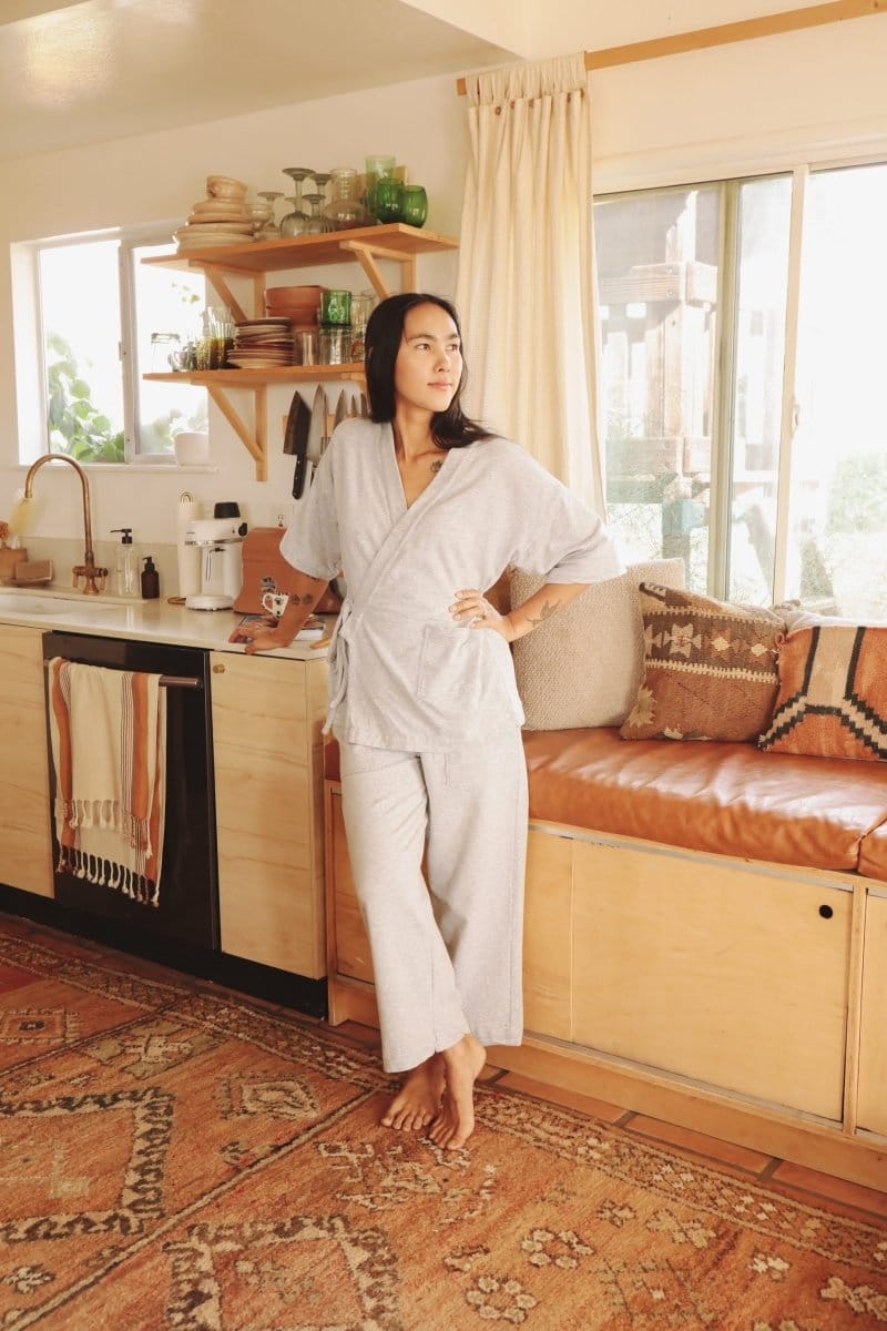 OddBird Loungewear Kardeş Loungewear Separates - Lightweight Organic Cotton Fleece