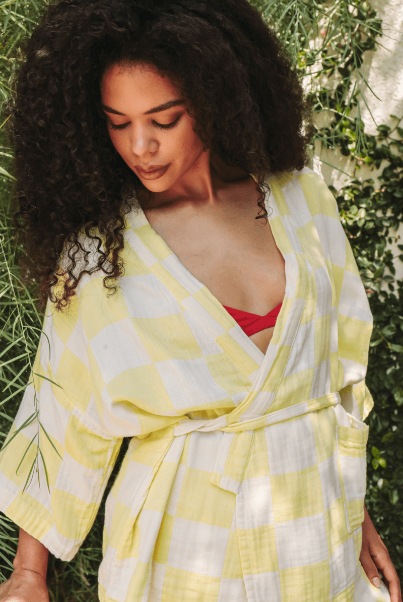 OddBird Loungewear Kardeş Loungewear Separates - Limonata Check