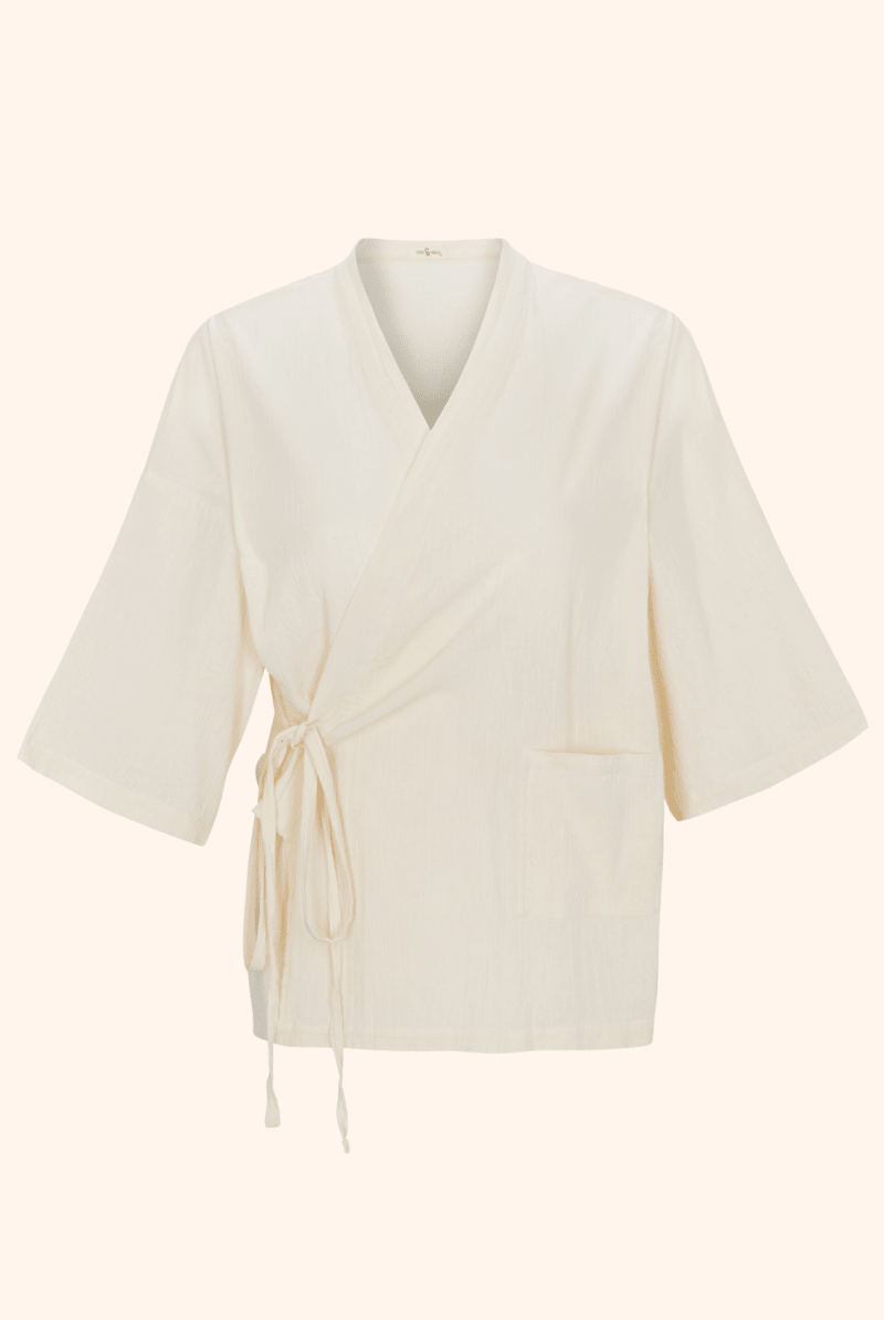 Kardeş Şile Loungewear - Alabaster - XLKTOPEAL1X - OddBird Co.
