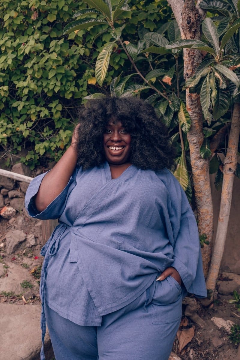 OddBird Loungewear Not Quite Electric Blue / Kardeş Pant / 1X Kardeş Şile Loungewear Separates