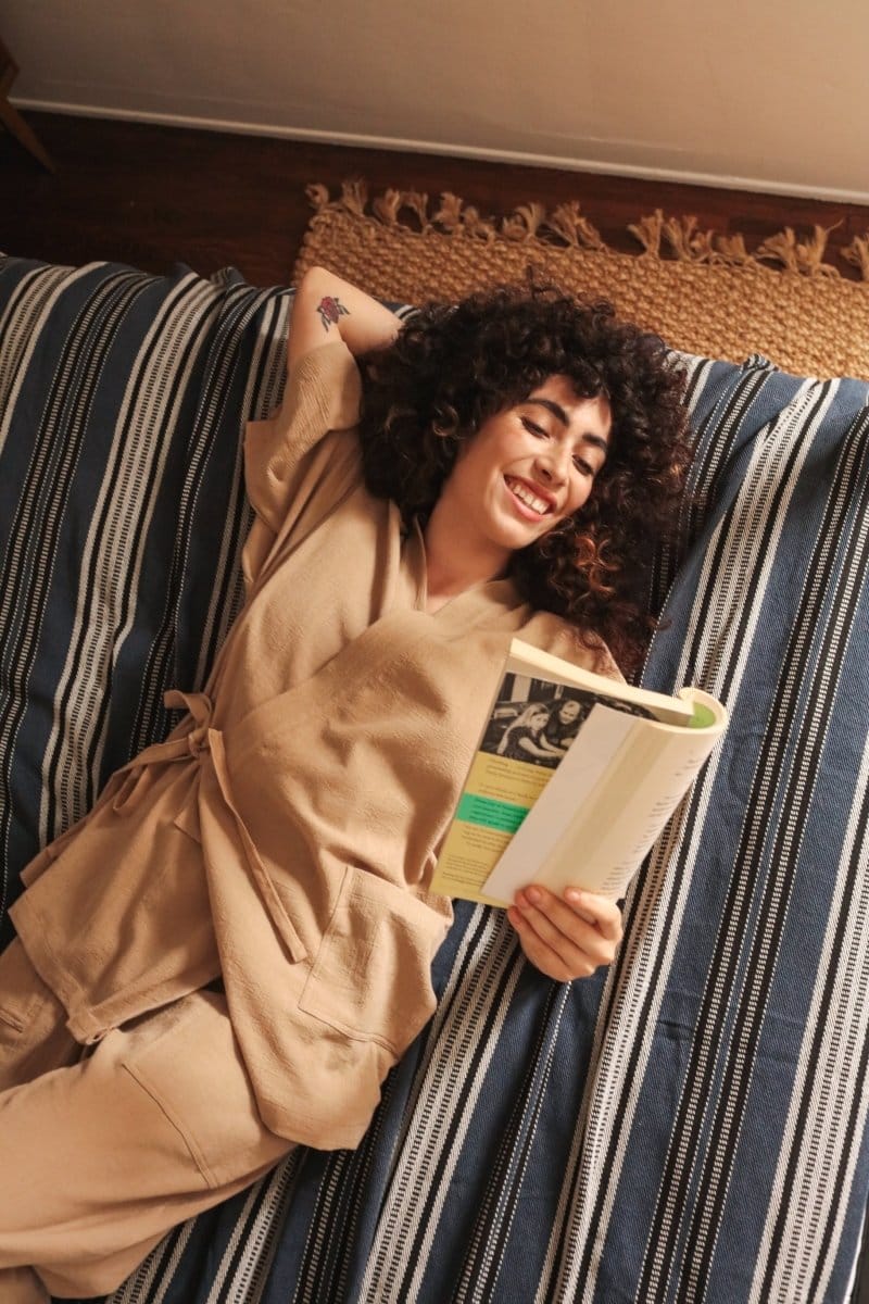 OddBird Loungewear Pant / XS Kardeş Şile Loungewear Separates - Mediterranean Sand