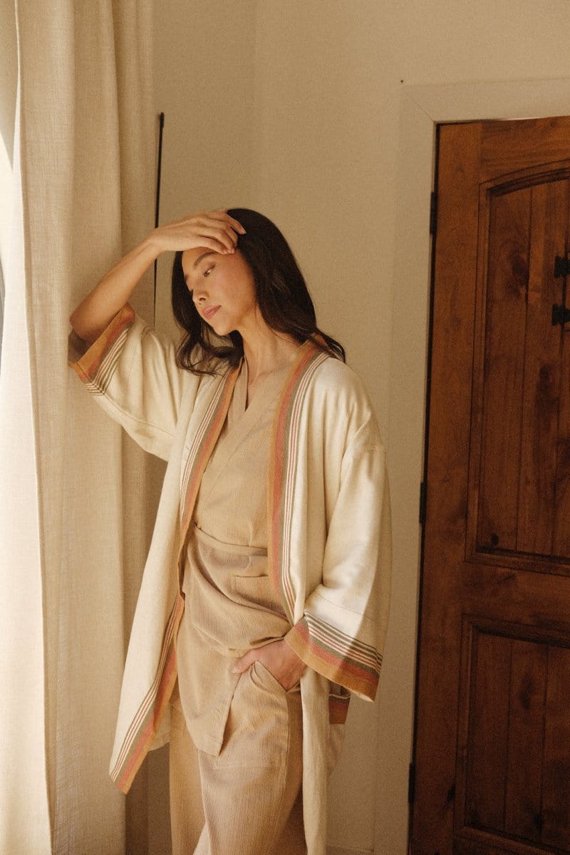 OddBird Loungewear Kardeş Şile Loungewear Separates - Mediterranean Sand