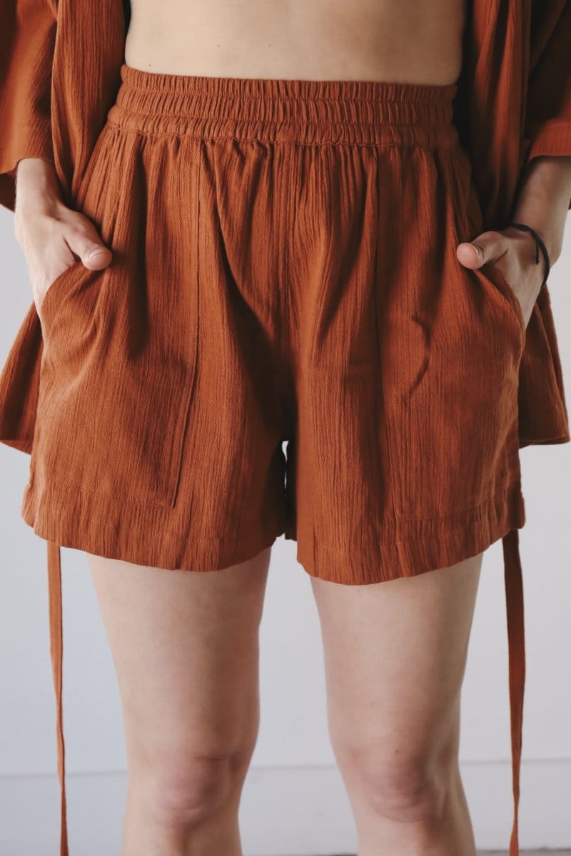 OddBird Loungewear Kardeş Şile Loungewear Shorts - Limited Edition