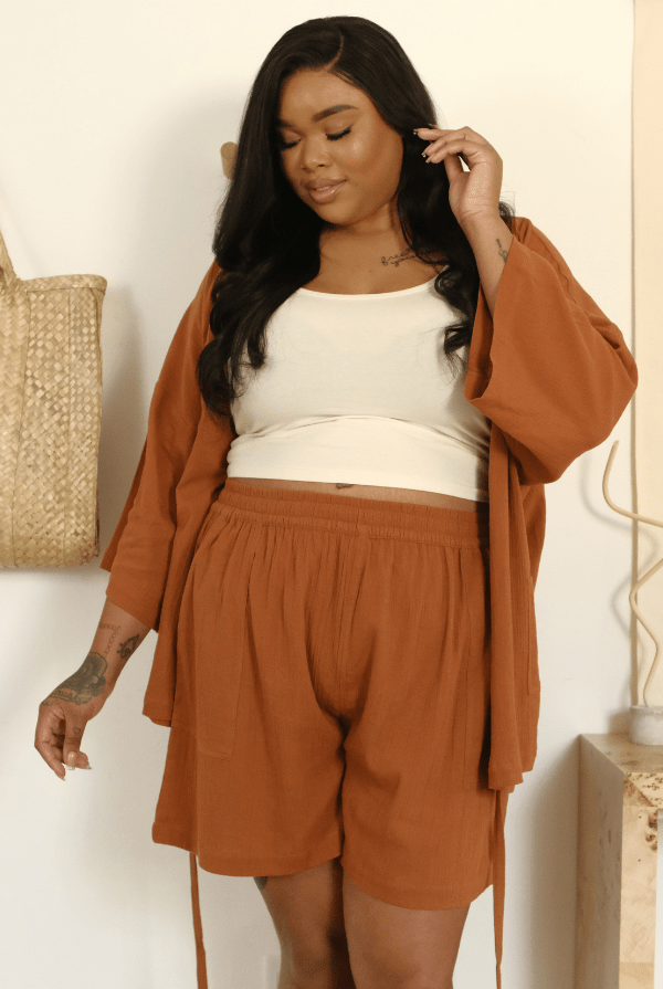 OddBird Loungewear Kardeş Şile Loungewear Shorts - Limited Edition