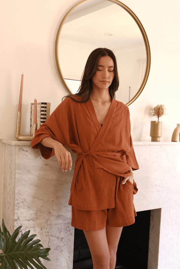 OddBird Loungewear Kardeş Şile Loungewear Shorts - Limited Edition