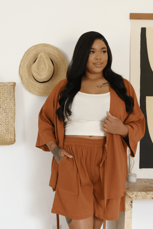 OddBird Loungewear Kardeş Şile Loungewear Shorts - Limited Edition