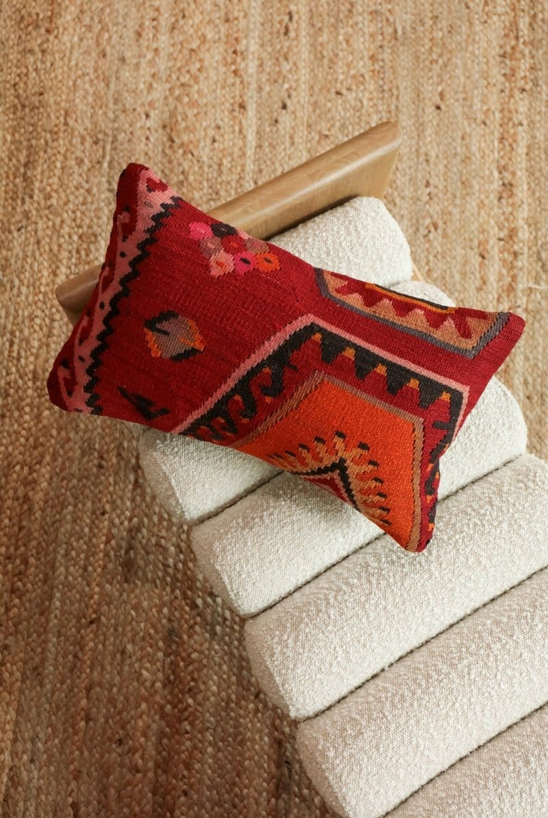 OddBird Pillows Kilim Lumbar Pillow Bir
