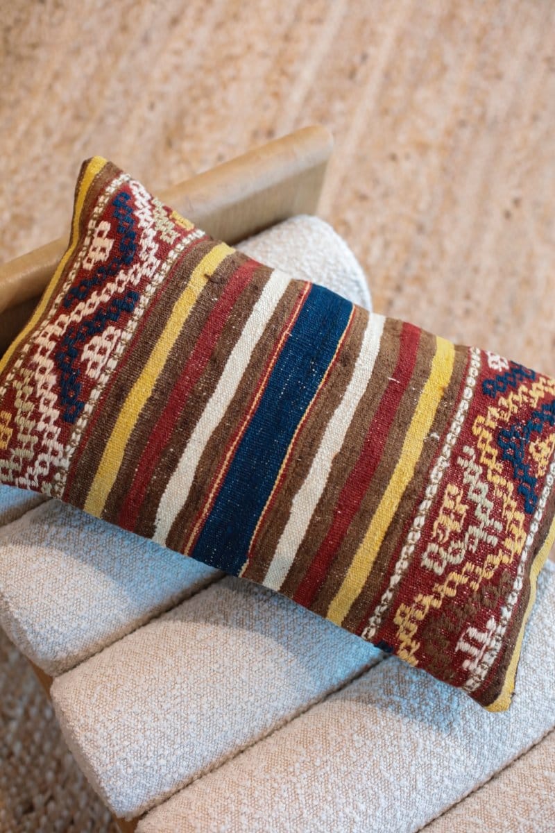 OddBird Pillows Kilim Lumbar Pillow Doksan Dokuz
