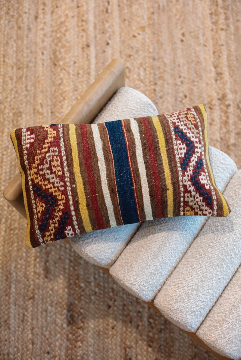 OddBird Pillows Kilim Lumbar Pillow Doksan Dokuz