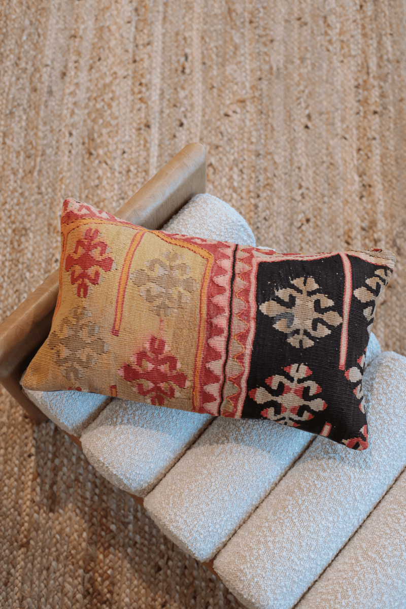 OddBird Pillows Kilim Lumbar Pillow Iki
