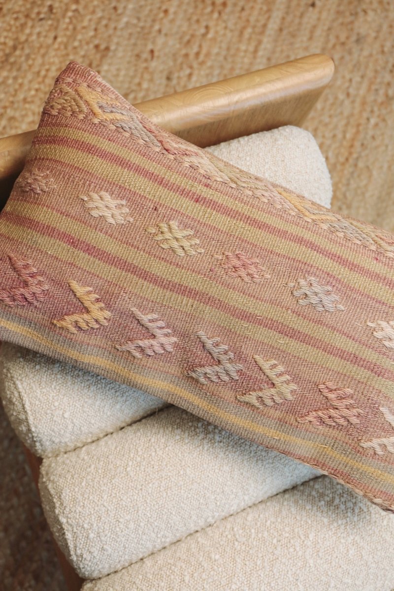 Kilim Lumbar Pillow On Alti - PC73 - OddBird Co.