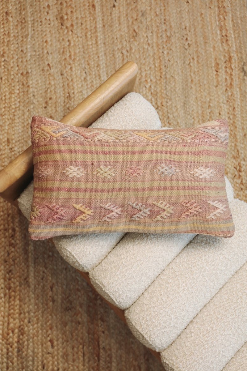 Kilim Lumbar Pillow On Alti - PC73 - OddBird Co.