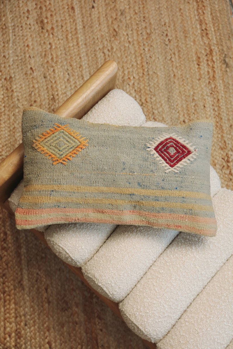 Kilim Lumbar Pillow On Üç - PC94 - OddBird Co.
