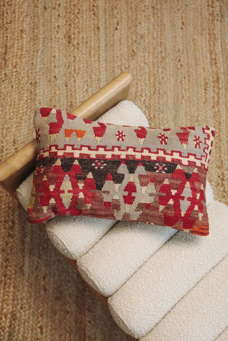 Kilim Lumbar Pillow On Yedi - PC86 - OddBird Co.