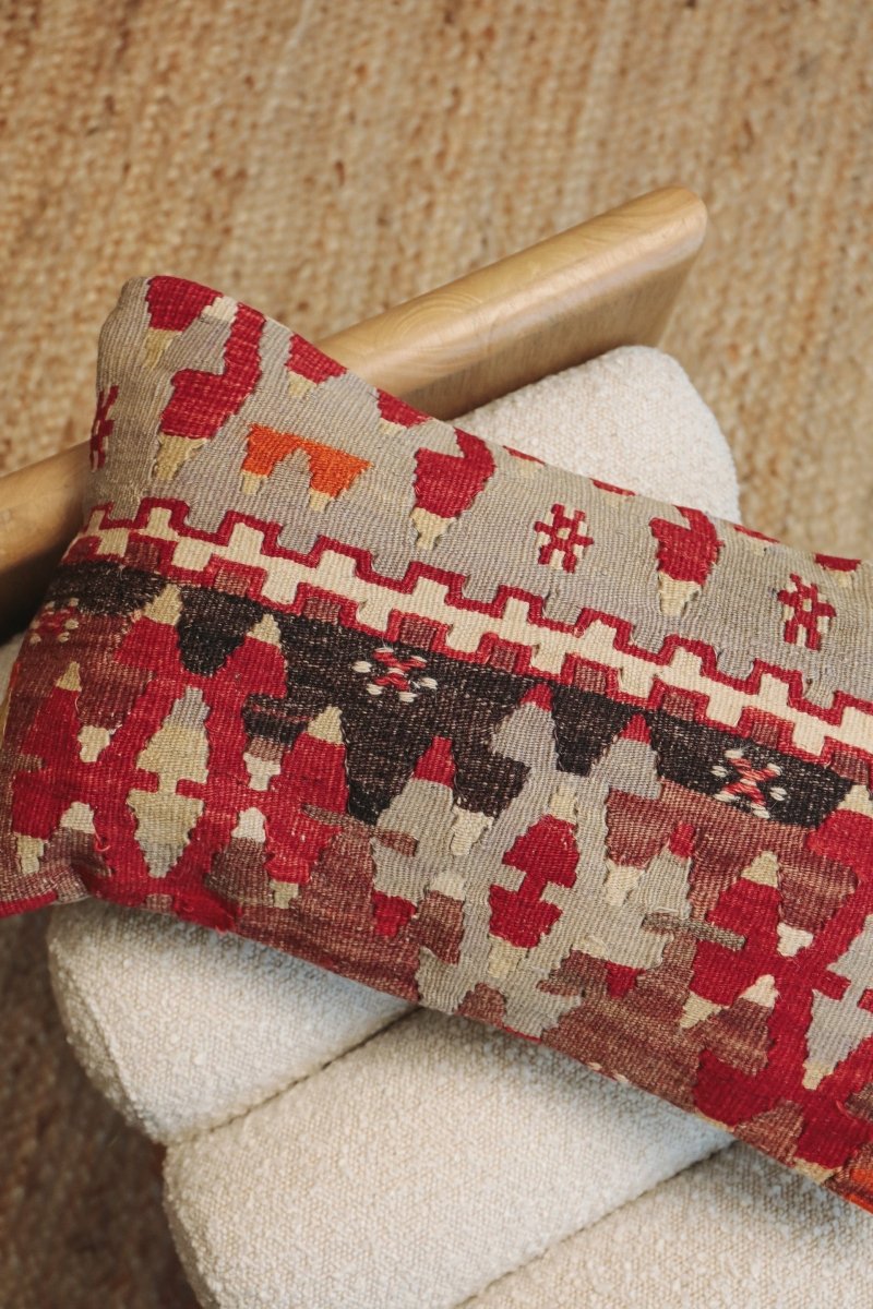 Kilim Lumbar Pillow On Yedi - PC86 - OddBird Co.