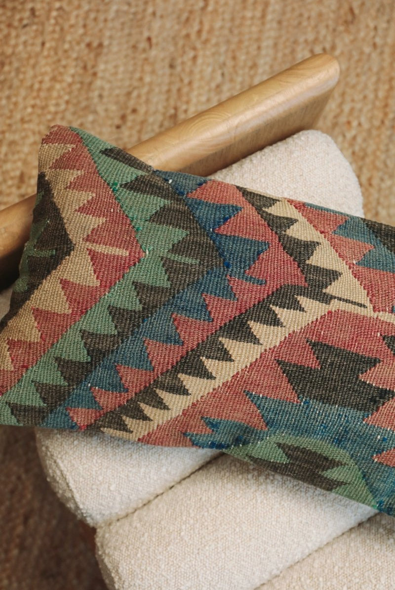 Kilim Lumbar Pillow Sekiz - PC103 - OddBird Co.