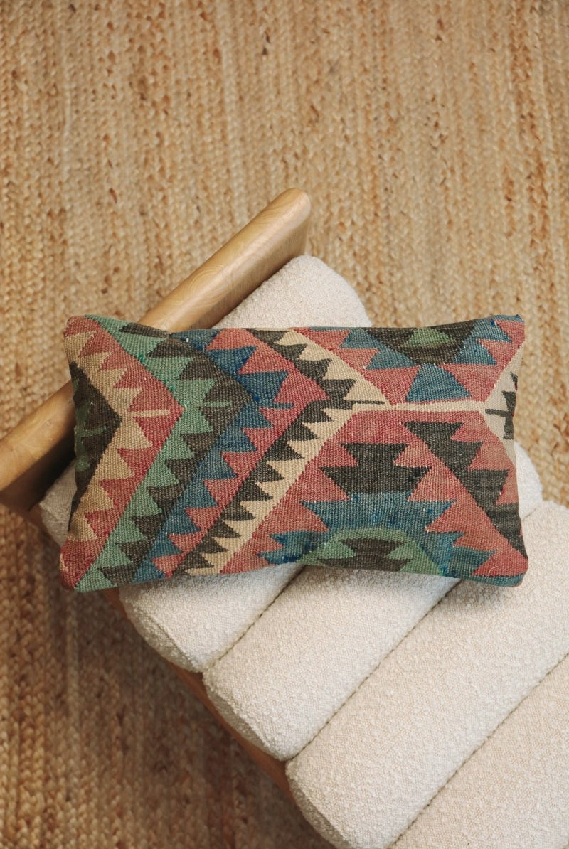 Kilim Lumbar Pillow Sekiz - PC103 - OddBird Co.