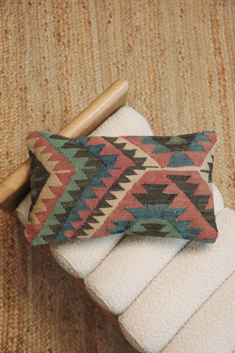Kilim Lumbar Pillow Sekiz - PC103 - OddBird Co.
