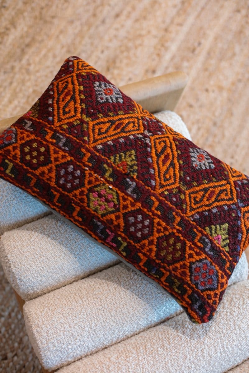 OddBird Pillows Kilim Lumbar Pillow Seksen iki