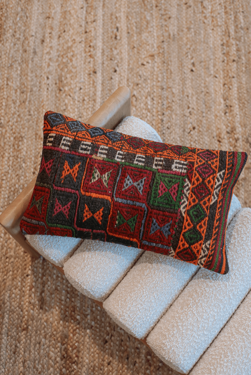 OddBird Pillows Kilim Lumbar Pillow Üç