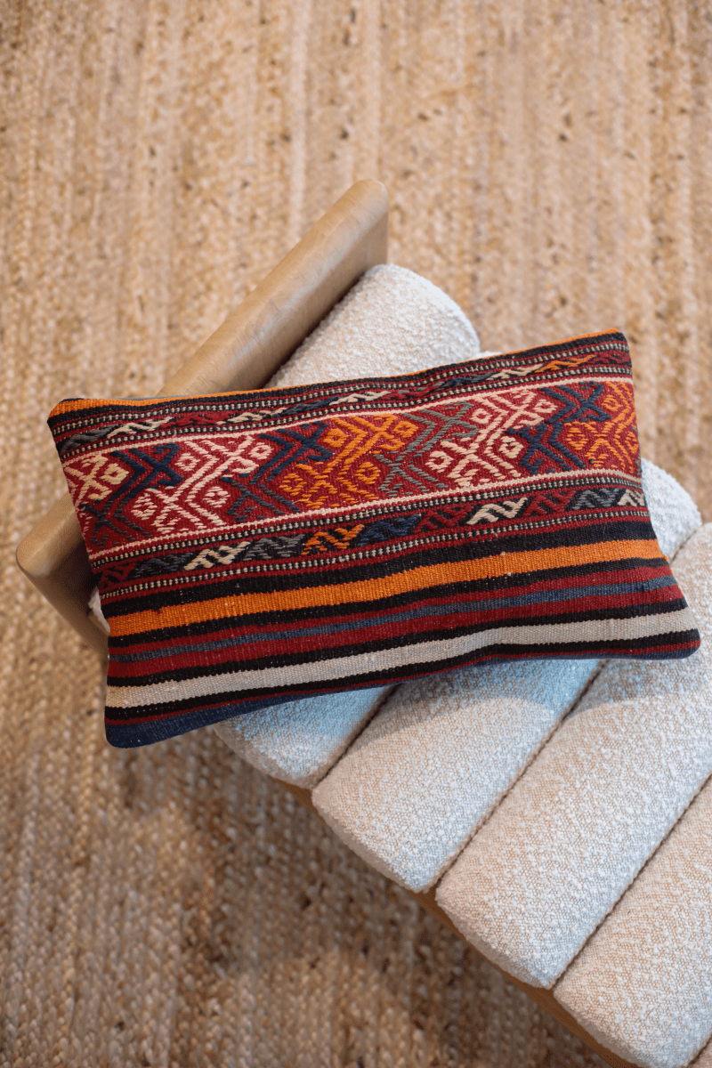 OddBird Pillows Kilim Lumbar Pillow Yedi