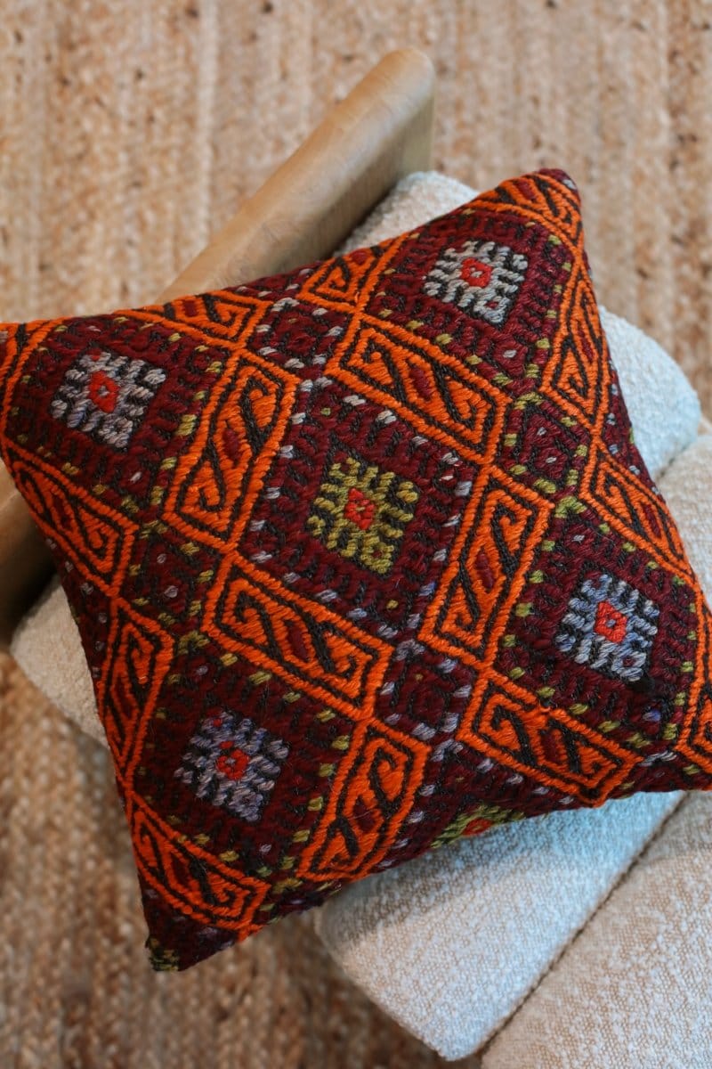 OddBird Pillows Kilim Square Pillow Atmis Yedi
