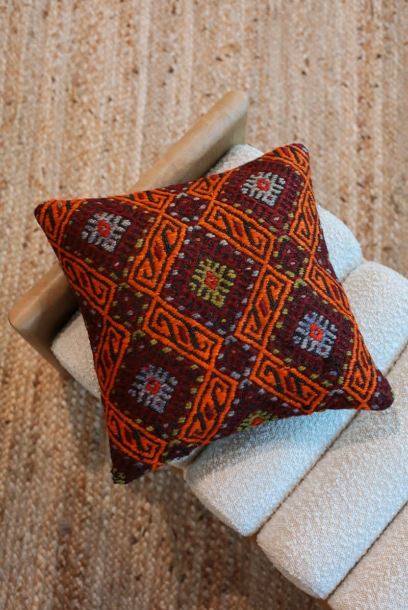 OddBird Pillows Kilim Square Pillow Atmis Yedi