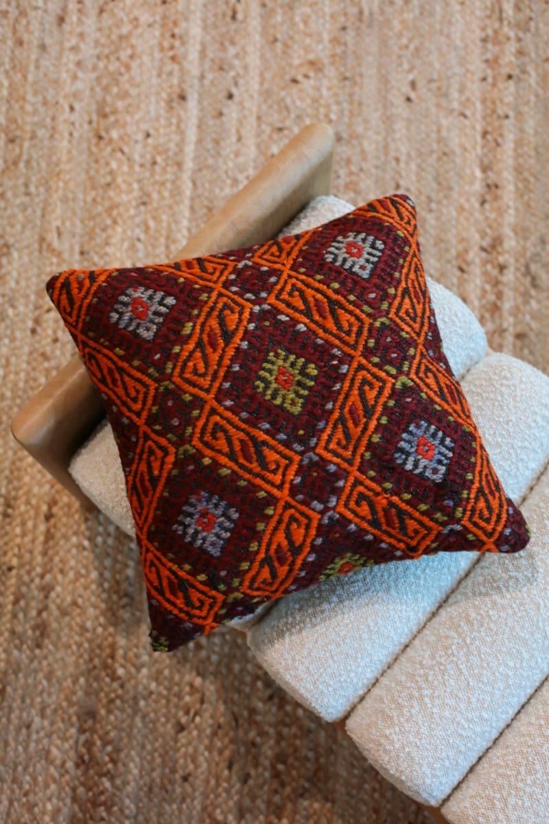 OddBird Pillows Kilim Square Pillow Atmis Yedi