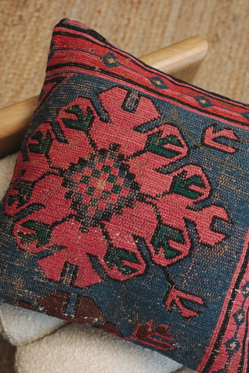 Kilim Square Pillow Dört - PC127 - OddBird Co.