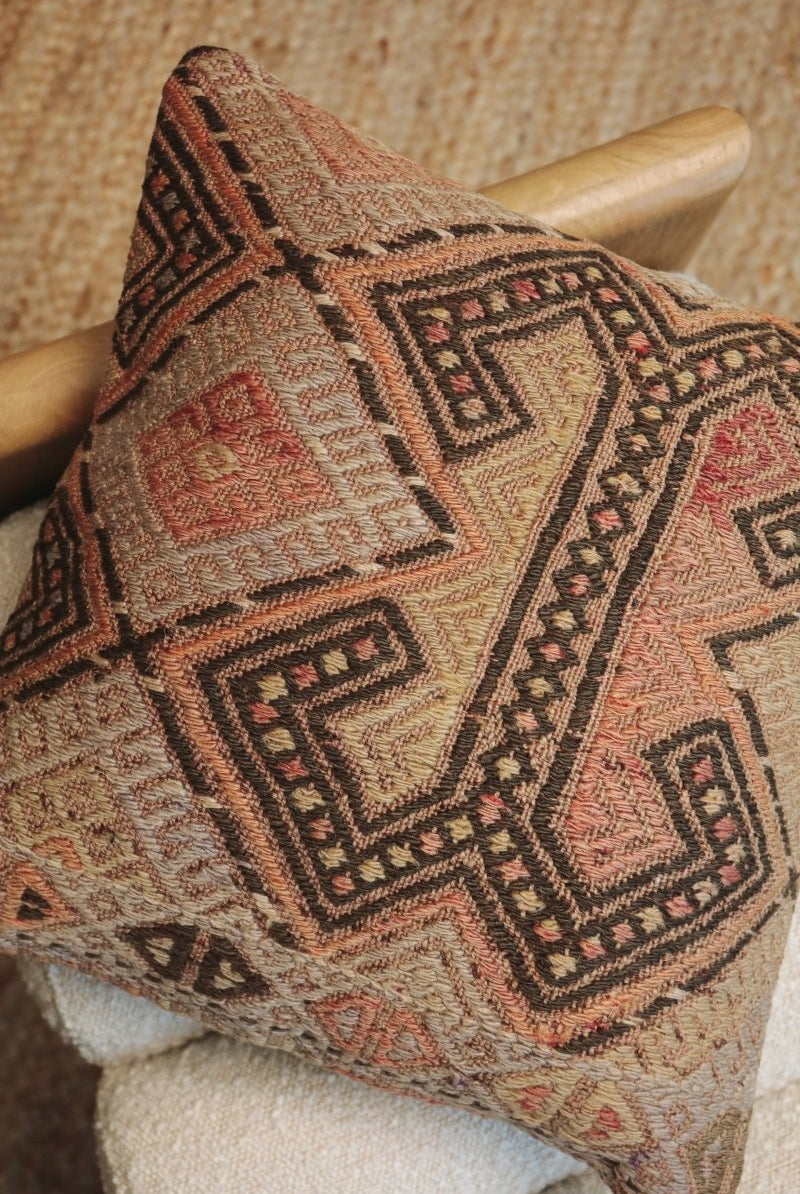 Kilim Square Pillow Iki - PC202 - OddBird Co.